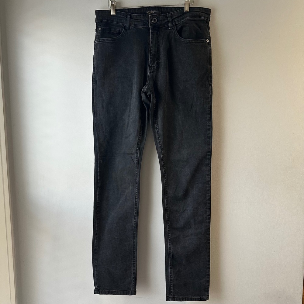 LC Waikiki Slim Fit 750 Jeans Mens 32x33 Faded‎ Black Premium Denim